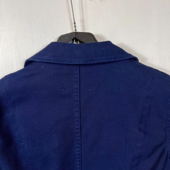 L'AGENCE Allison double-breasted cotton-blend gabardine jacket - Picture 11 of 12